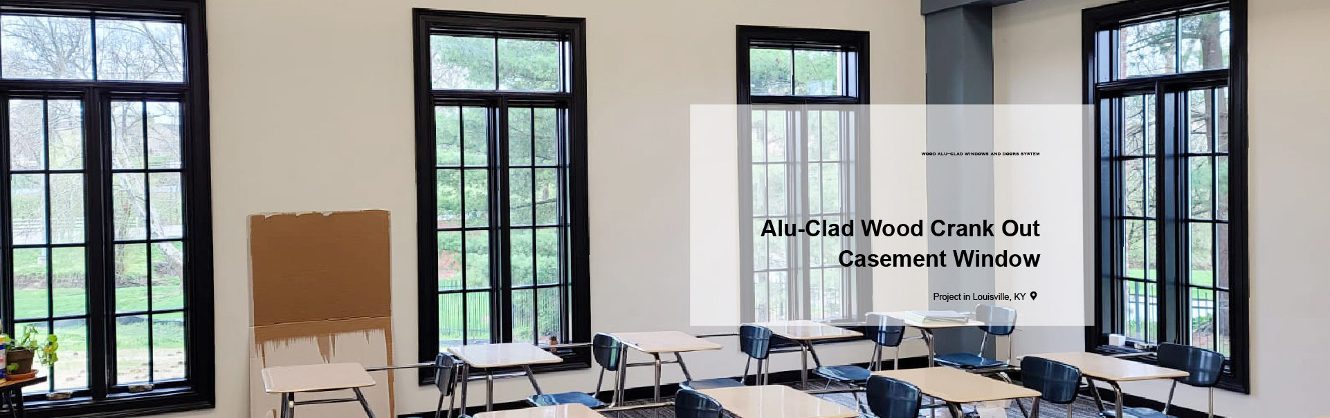 Red Oak Alu-clad Crank Windows Project in Kentuck