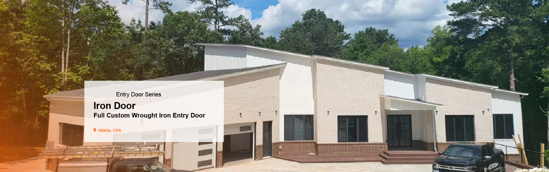 Iron Front Entry Door