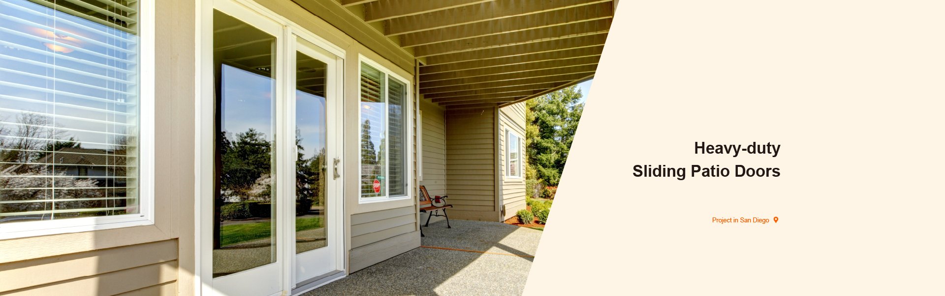 Heavy duty Sliding Patio Doors