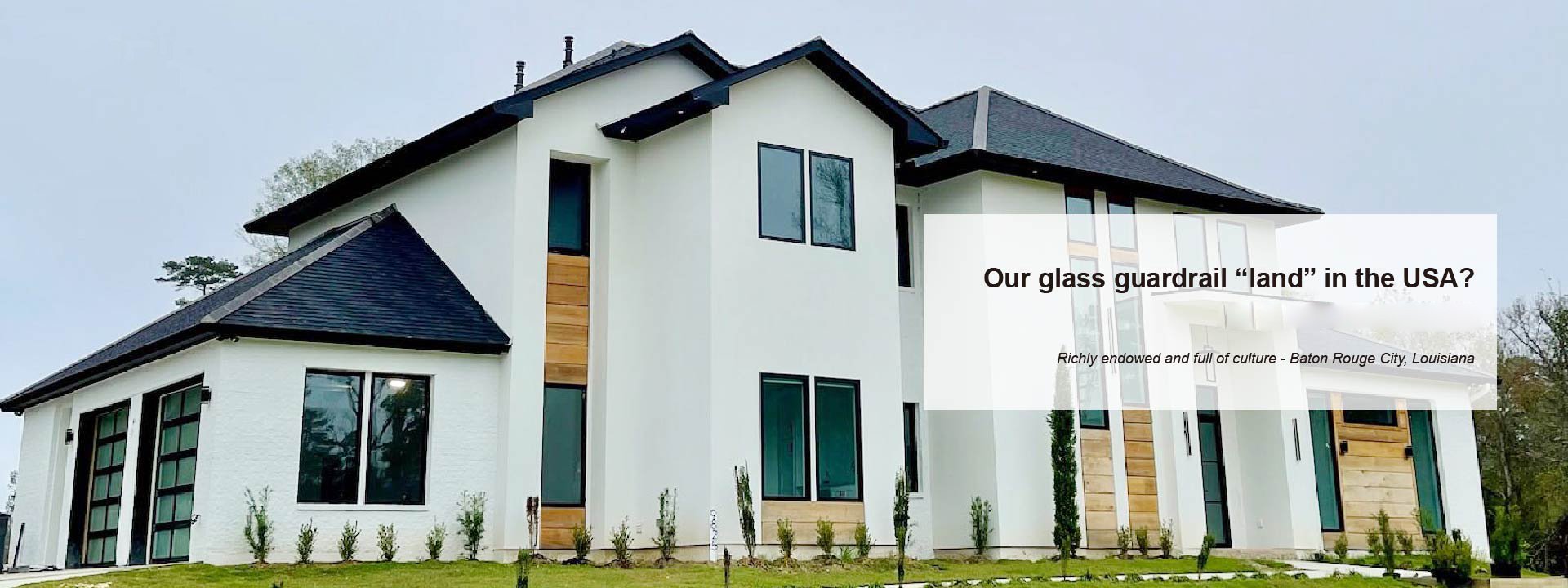 Our glass guardrail “land” in the USA?