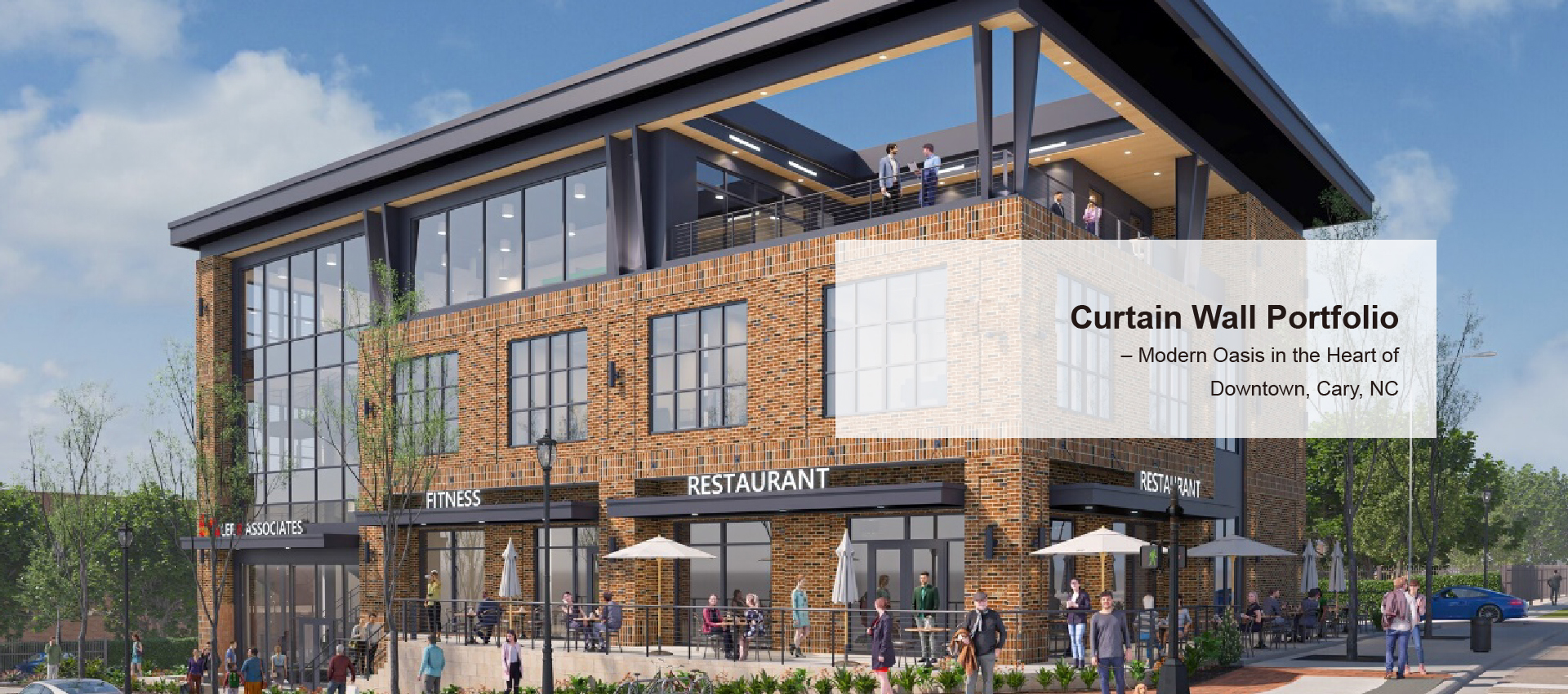 A Doorwin Curtain Wall Portfolio– Modern Oasis in the Heart of Downtown, Cary, NC