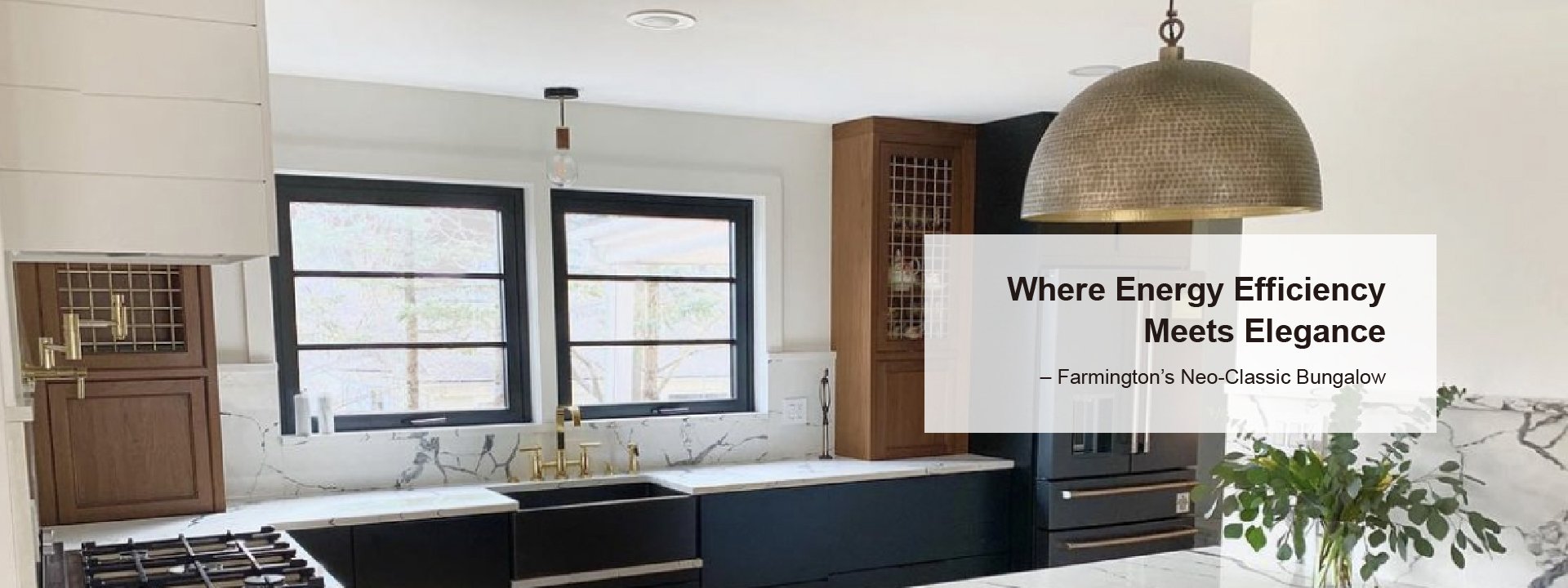 Where Energy Efficiency Meets Elegance– Farmington’s Neo-Classic Bungalow