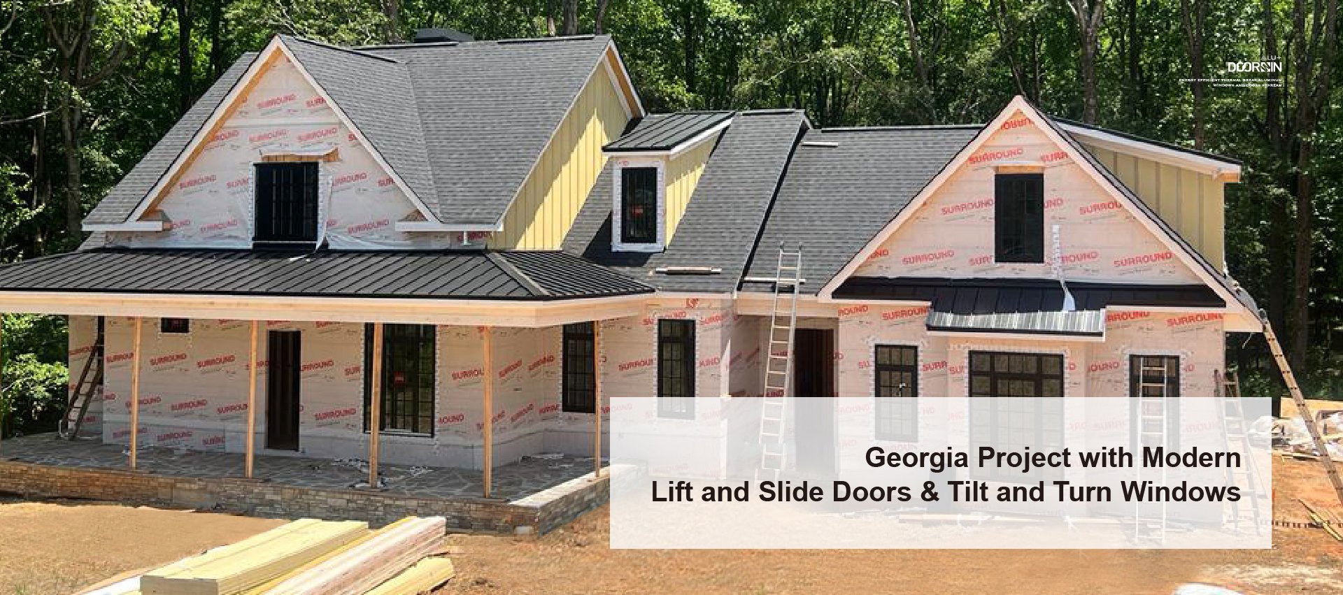 Doorwin Georgia Project with Modern Lift and Slide Doors & Tilt and Turn Windows