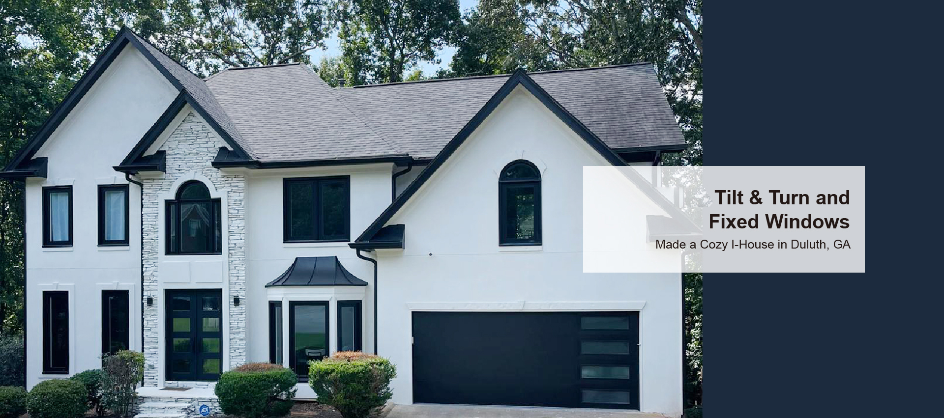 Doorwin Tilt & Turn and Fixed Windows Made a Cozy I-House in Duluth, GA