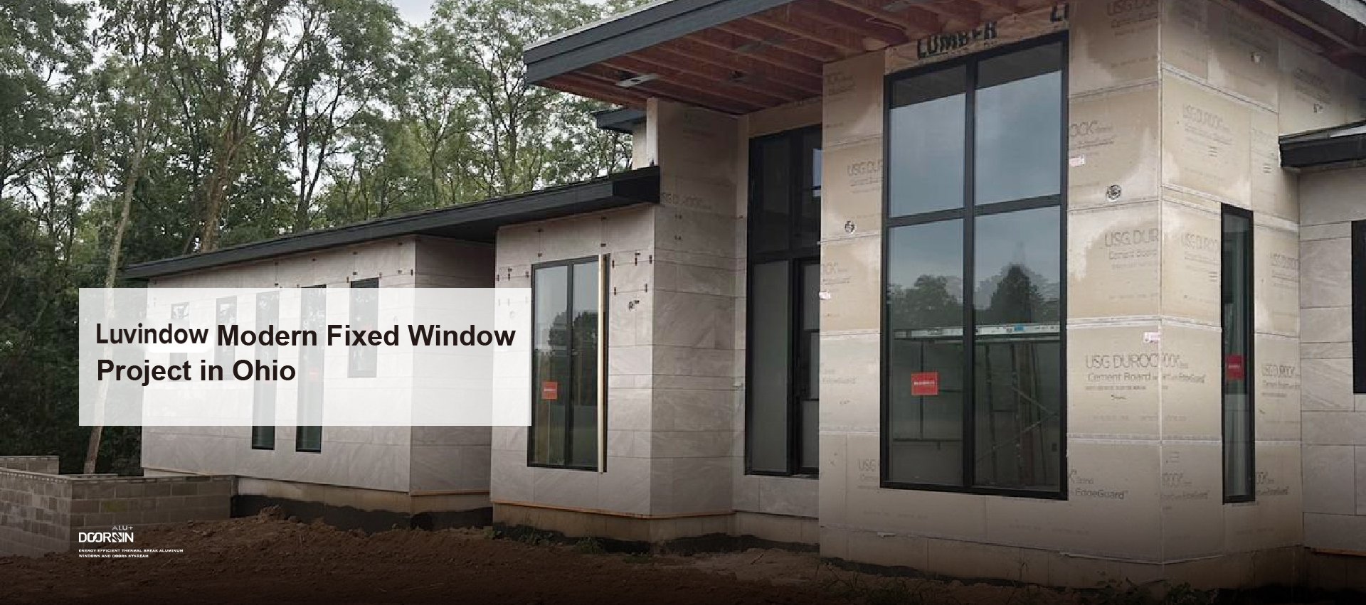 Doorwin Modern Fixed Window  Project in Ohio