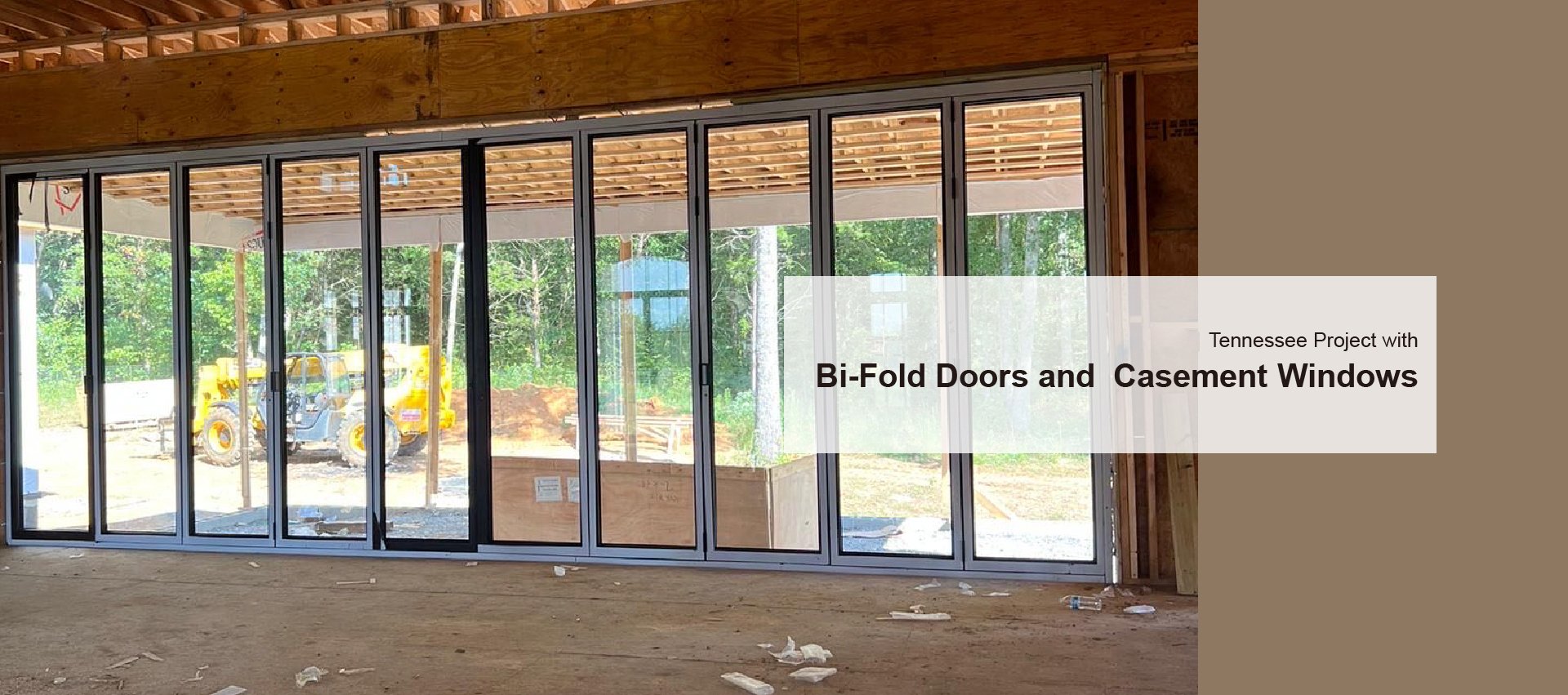 Doorwin Tennessee Project with Bi-Fold Doors and Casement Windows